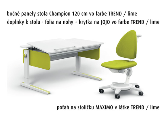 farby Trend k stolom Champion značka Moll